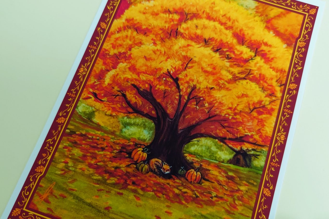 NEW: Autumn Oak Tree Art Print now available!